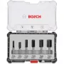 Bosch 2607017466 conjunto de fresas de ranhurar, 6 peças