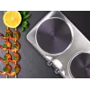 Placa de cozinhar Beper 90.825 em aço inoxidável, 2 zonas, controlo manual