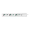 Extensão elétrica LogiLink LPS229 1,5 m 3 tomadas AC interior branco