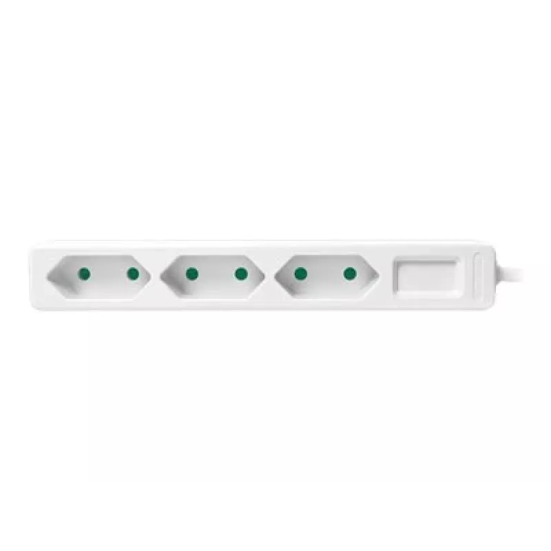 Extensão elétrica LogiLink LPS229 1,5 m 3 tomadas AC interior branco