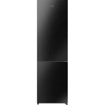 Combinado de frigorífico e congelador Gorenje NRK620EABG4, de instalação livre com congelador na parte inferior, 336 L total, 2004 mm de altura, classe energética E