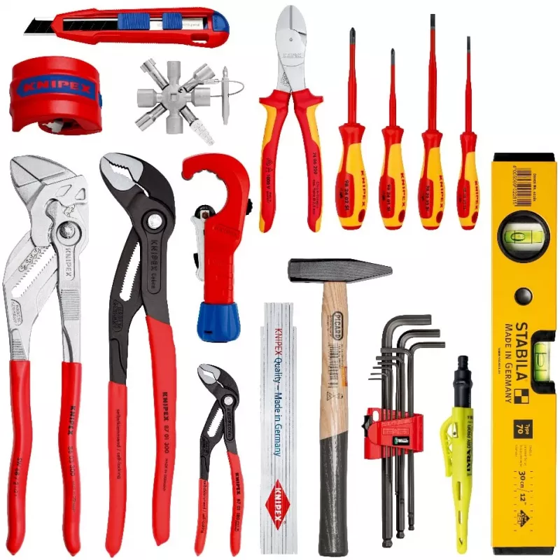 Módulo de mochila Knipex X18 Sanitário design duradouro tamanho compacto para arrumação de ferramentas