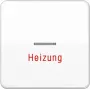 Jung tecla para interruptor de aquecimento/emergência para interruptor de controlo CD 590 H WW (CD590HWW)