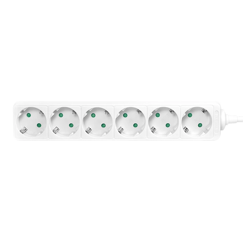 Extensão de energia LogiLink LPS238 1.5m 6 tomadas AC interior branco
