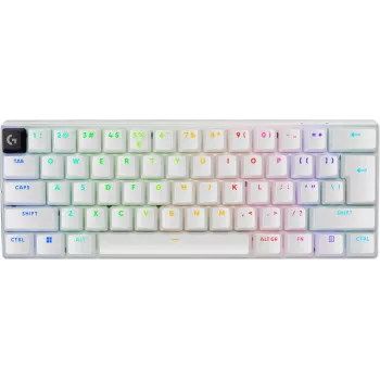 Teclado de gaming Logitech G PRO X 60 USB RF Wireless Bluetooth QWERTY US International branco
