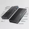 Docking station UNITEK D1104A01 USB4 Com fios 100 W Power Delivery