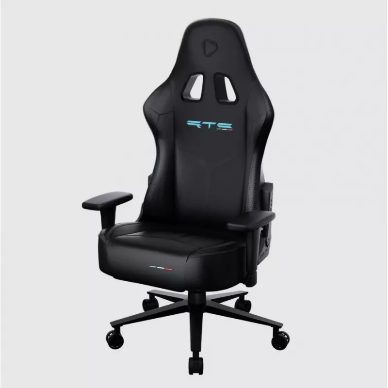 Cadeira gaming Onex RTC Embrace Hardcore preto — design ergonómico, altura ajustável e reclinável