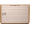 Coluna Beosound Level Gold Tone alumínio (cobertura Light Oak)