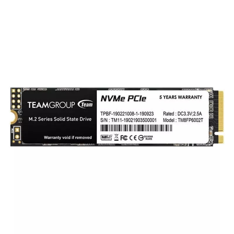 Disco SSD Team Group 512 GB M.2 PCI Express 3.0 NVMe MP33