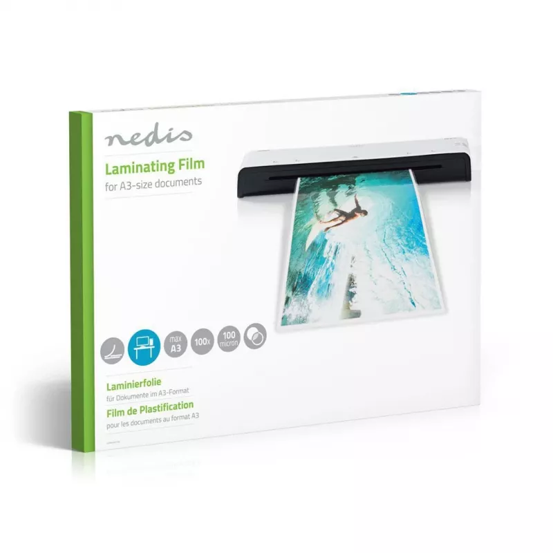 Película de plastificação Nedis LAMIA3AT100