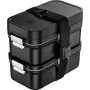 Lancheira de vácuo ZWILLING FRESH & SAVE 2 preto 1283232 — recipiente de alimentos compacto, selável a vácuo