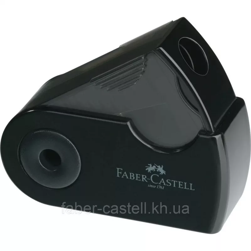 Afia-lápis manual Faber-Castell 182774 preto azul rosa