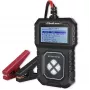 Testador de bateria digital Qoltec com LCD | Menu em polaco | 12V | AGM | GEL | STD | 30-220AH