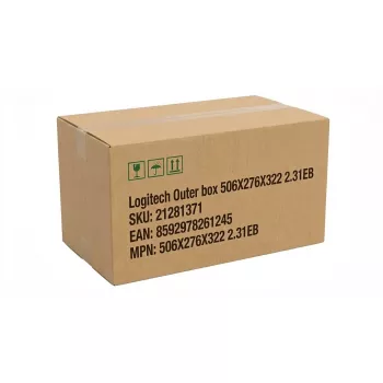 Caixa exterior para Logitech 506X276X322 2.31EB — caixa de envio/embalagem com as dimensões 506×276×322 mm