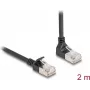 Cabo de rede DeLOCK RJ45 Cat.6A 2 m preto