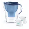 Jarra com filtro de água BRITA Marella XL com 2 cartuchos de substituição MAXTRA PRO azuis