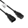 Cabo de alimentação para servidor Akyga AK-UP-06 IEC C14 para C15, 1,8 m, preto