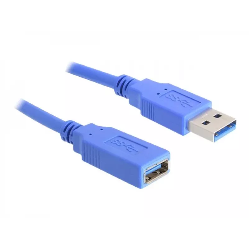 Cabo USB DeLOCK USB 3.0-A macho/fêmea 1m