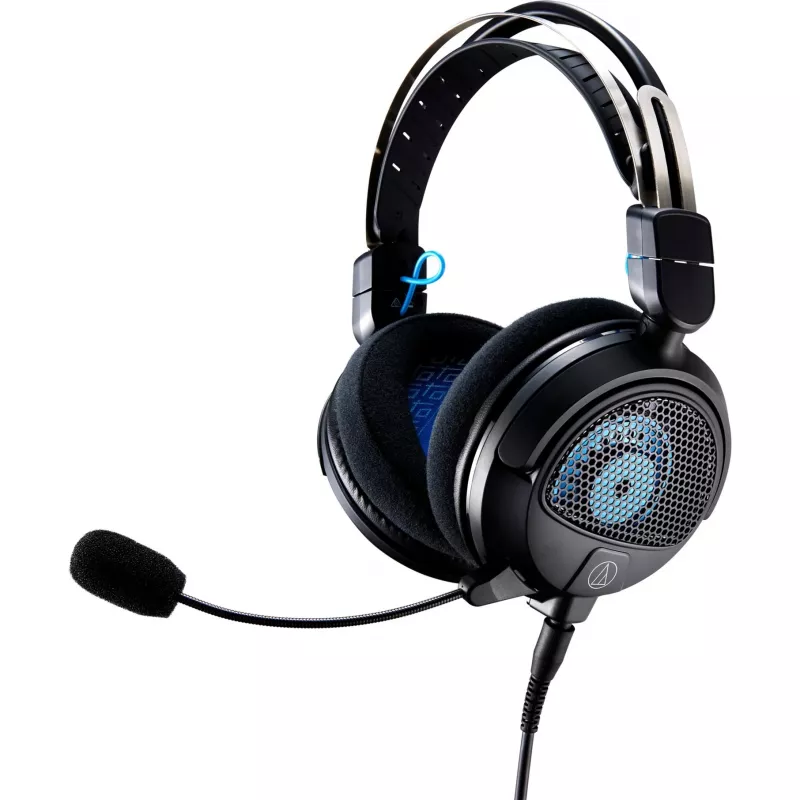 Headset com fios Audio-Technica ATH-GDL3 — arco de cabeça, supra-aural, 10–35000 Hz, 220 g, preto