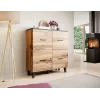 Aparador cama sideboard LOTTA 110 4D carvalho wotan + preto mate