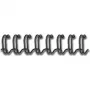 Fellowes - Arame de encadernação - 10 mm - 297 mm - 34 anéis - A4 (210 x 297 mm) - 80 folhas - preto - 100 unid. (53265)