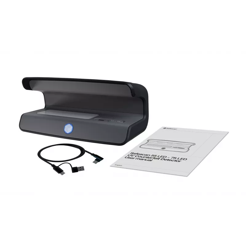 Detetor de notas Safescan 131-0723 preto UV multimoeda