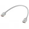 Cabo de rede Ubiquiti UACC-Cable-Patch-EL-0.15M-W Translucent, branco Cat6