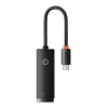 Adaptador de rede Baseus Lite Series USB-C para RJ45 (preto)