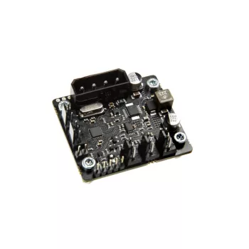 Controlador de ventoinhas Aqua-Computer 53166 — acessório preto para sistemas de refrigeração de computador