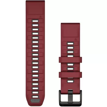 Pulseira Garmin QuickFit 010-13392-06 graphite vermelho