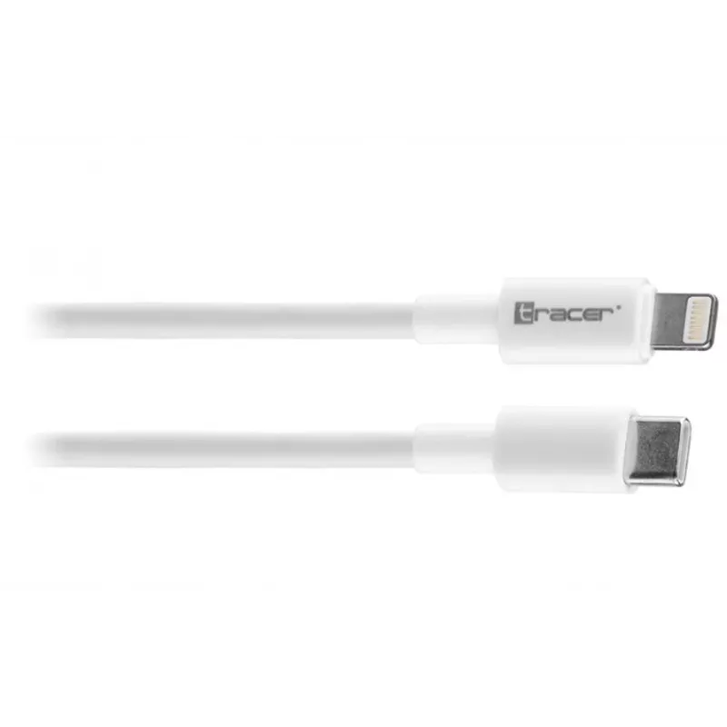 Cabo USB Type-C para Lightning TRACER 47169, 1 m, macho-macho