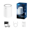 Sistema Mesh Cudy M3600 Dualband Wi-Fi 7 (802.11be), 2882 Mbit/s, 3x LAN, 4 antenas internas, branco