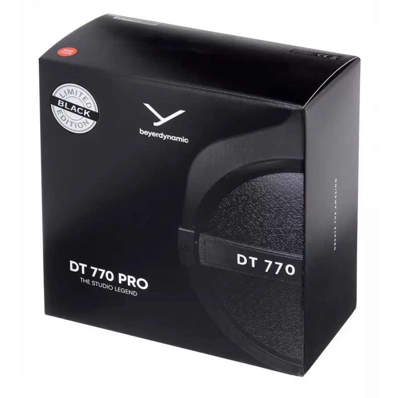 Auscultadores Beyerdynamic DT 770 PRO 250 OHM preto edição limitada