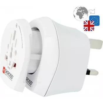 Adaptador de viagem Skross 1.500231-E CO W para UK2 (1.500231-E)