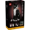 Conjunto LEGO Ideas 21349 Gato Tuxedo — modelo de tijolos colecionável, peça de exposição