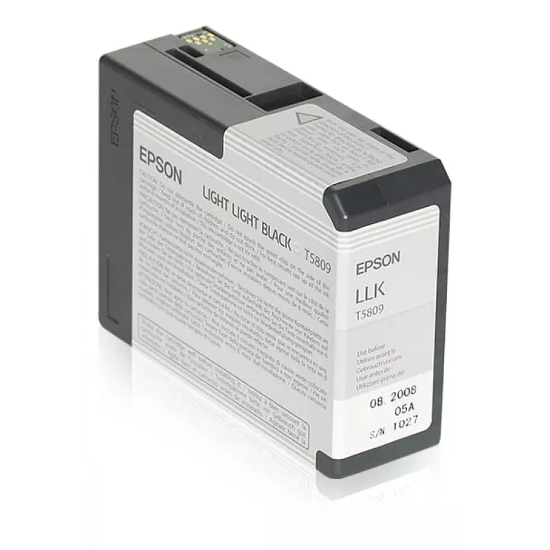 Epson Singlepack Light Light Black T580900, preto claro, tinta pigmentada, 80 ml, 1 unid.