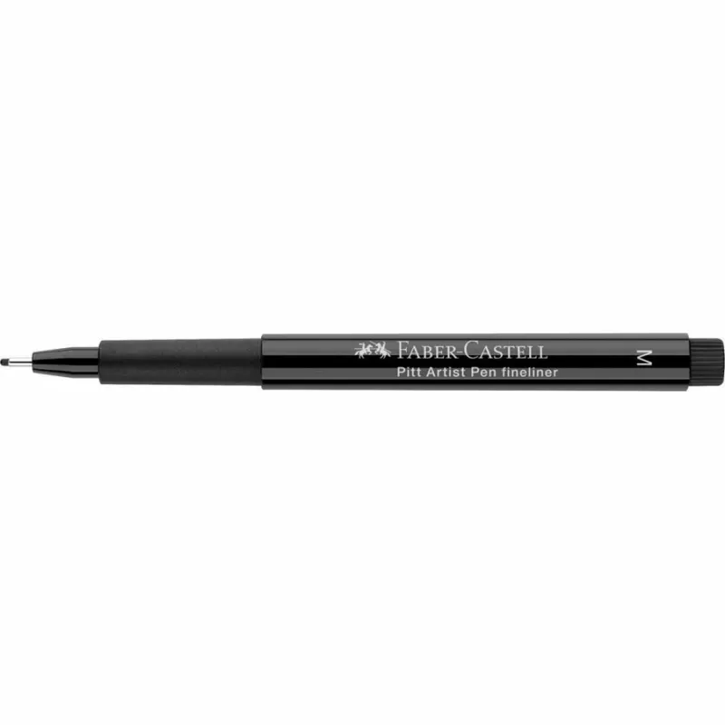 Caneta de feltro Faber-Castell 167399 preta média