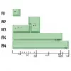 Kit adicional GMK, teclas ABS, double-shot, conjunto de expansão para ISO e ANSI - verde pastel