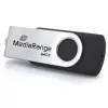 Pen USB MediaRange MR1953 64 GB USB Type-C 3.2 Gen 1 (3.1 Gen 1) Rotativo, Preto/Prateado