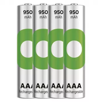Pilhas R03/AAA NI-MH 950mAh blister 4 unid.