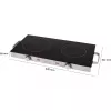 Placa vitrocerâmica ProfiCook PC-DKP 1211, 2 zonas de cozedura, superfície vitrocerâmica, botões rotativos