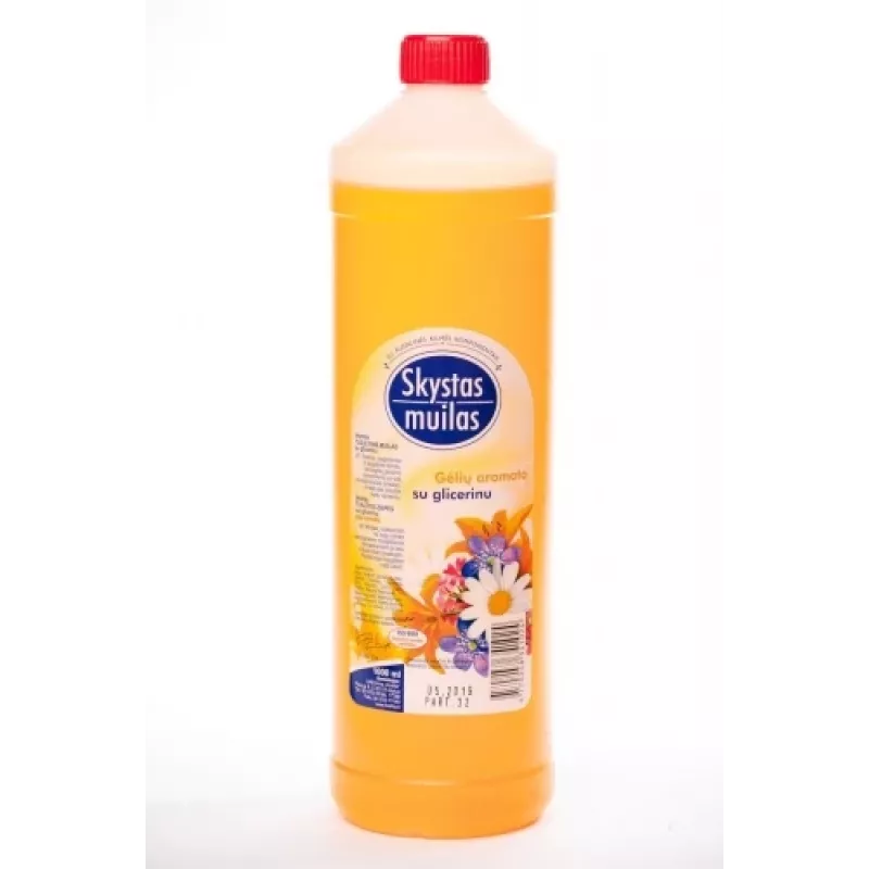 Sabão líquido, com glicerina, aroma floral, 1 l