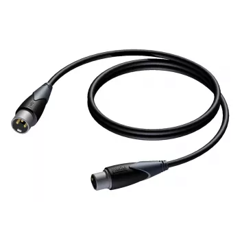 Cabo ficha XLR para conector fêmea XLR Procab 10 m — ligação de áudio simétrica, Procab 1KPCL114