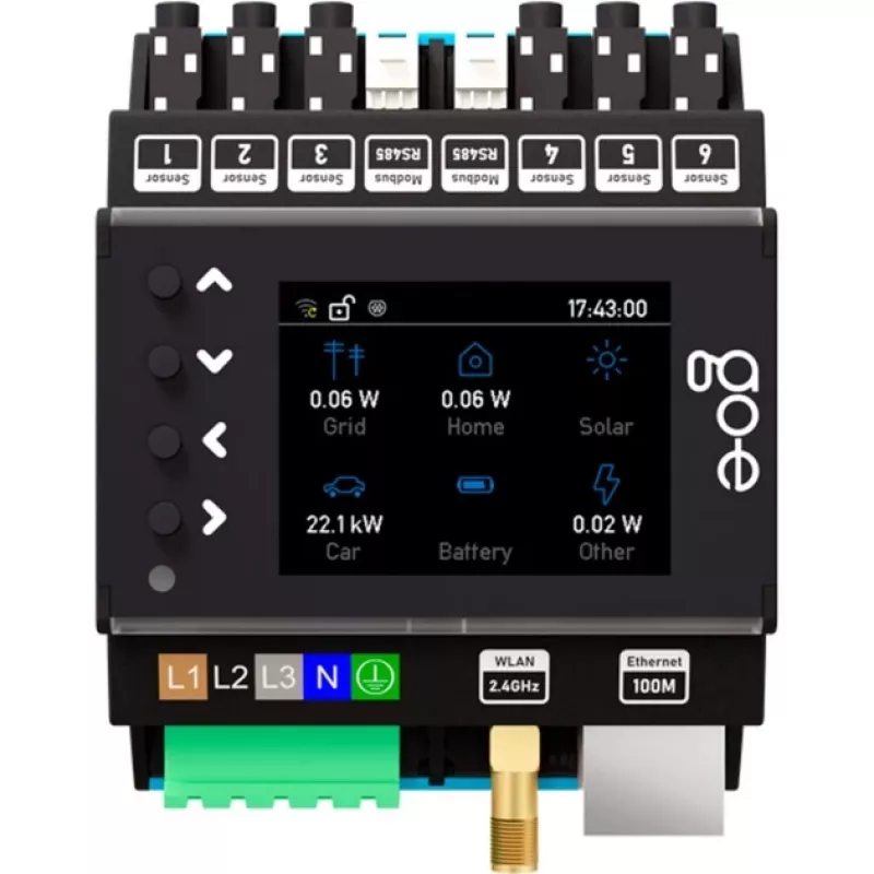 Controlador go-e para go-e Charger (séries Gemini e HOME), preto