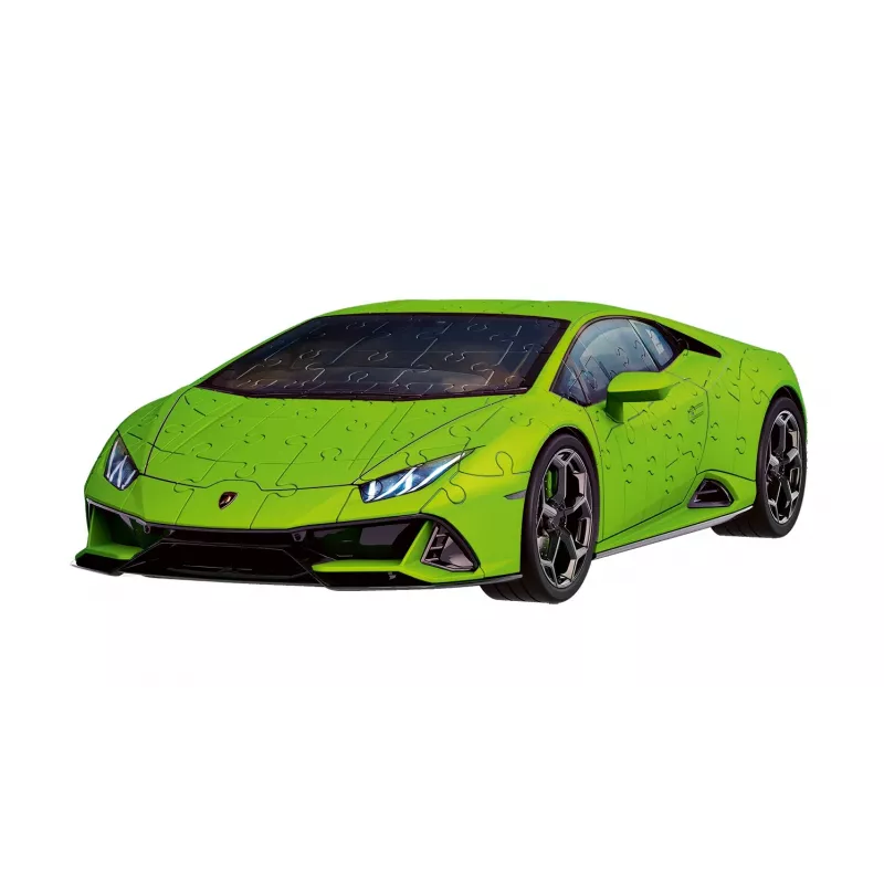 Puzzle 3D 158 peças Lamborghini Huracan EVO verde