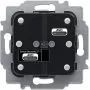Busch-Jaeger 2CKA006220A0018 - Atuador para estore/estores - 2 canais - IP20 - Preto - Cinzento - 6230-2x-xxx - 6231-2x-xxx - 6232-2x-xxx - 6233-2x-xxx - 6234-2x-xxx - RoHS CE (