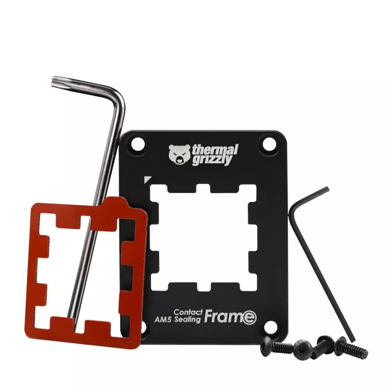 Kit de atualização de moldura Thermal Grizzly TG-CSF-AM5 alumínio preto