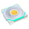 Lian Li UNI FAN SL-INF Wireless ventoinha de caixa, ARGB, PWM, 120 mm, pack de 3 unidades com controlador, branco