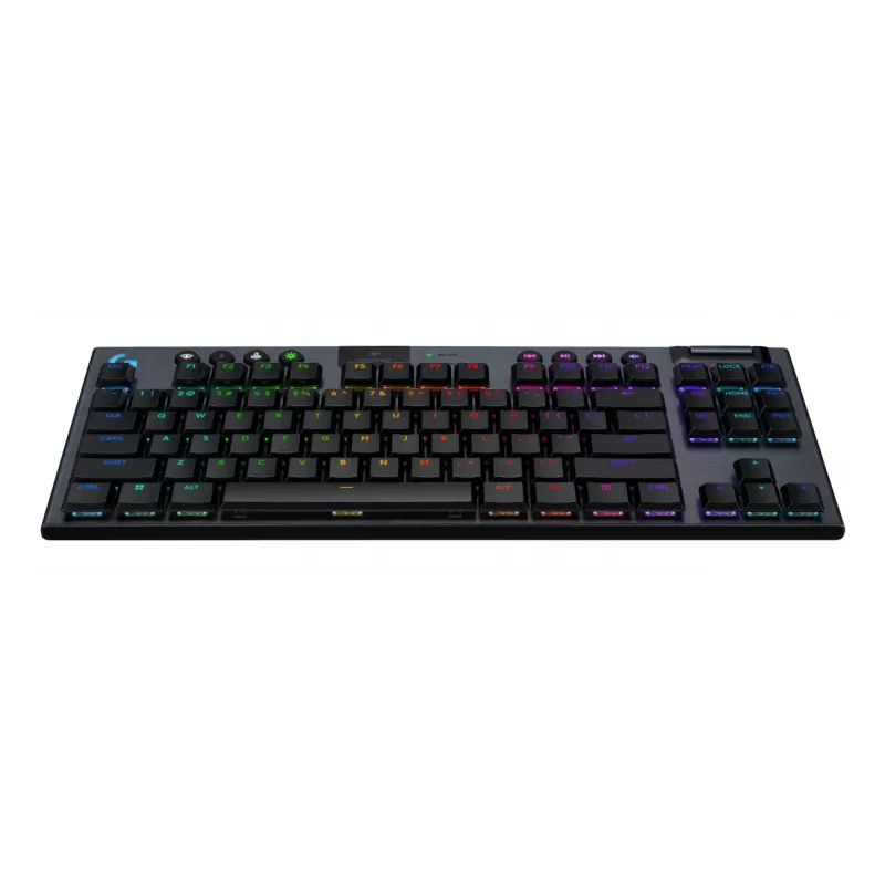Logitech G G915 X - Teclado - LIGHTSPEED - TKL - retroiluminação - sem fios - Bluetooth 5.0, 2,4 GHz, USB - QWERTY - nórdico (dinamarquês/finlandês/norueguês/sueco)