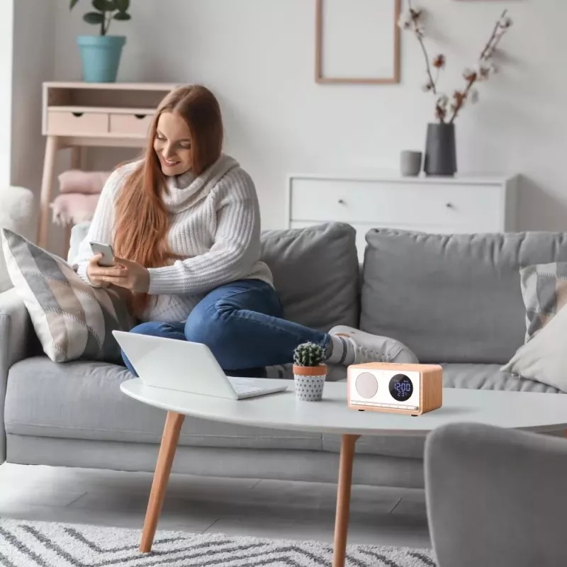Manta RDI912W Rimini rádio-relógio, branco